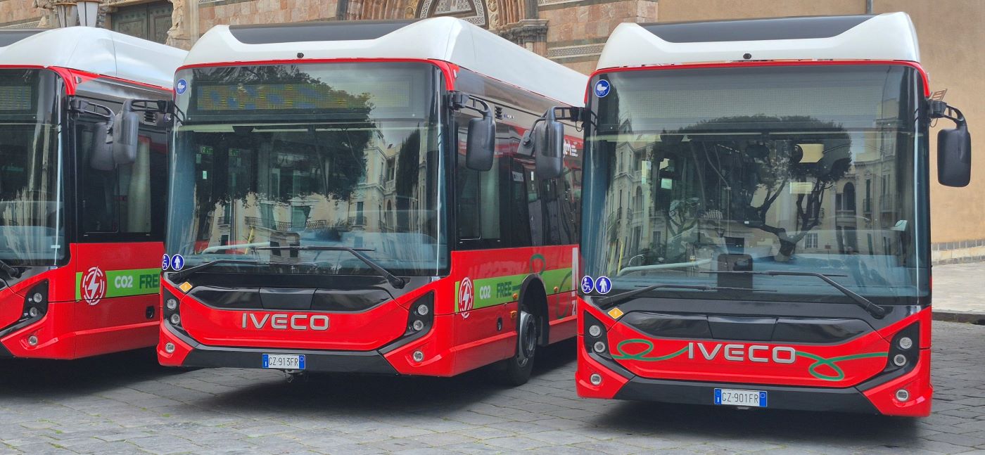 El transporte público de Messina incorpora 29 autobuses eléctricos IVECO E-WAY