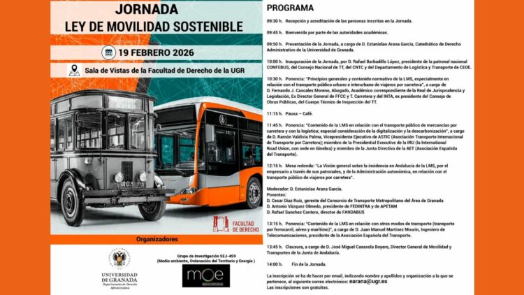 Jornada técnica sobre la Ley de Movilidad Sostenible