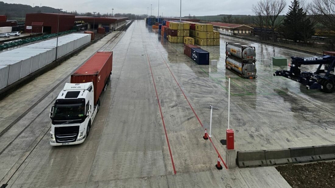 La nueva Terminal Intermodal de Navarra comienza a operar triplicando superficie
