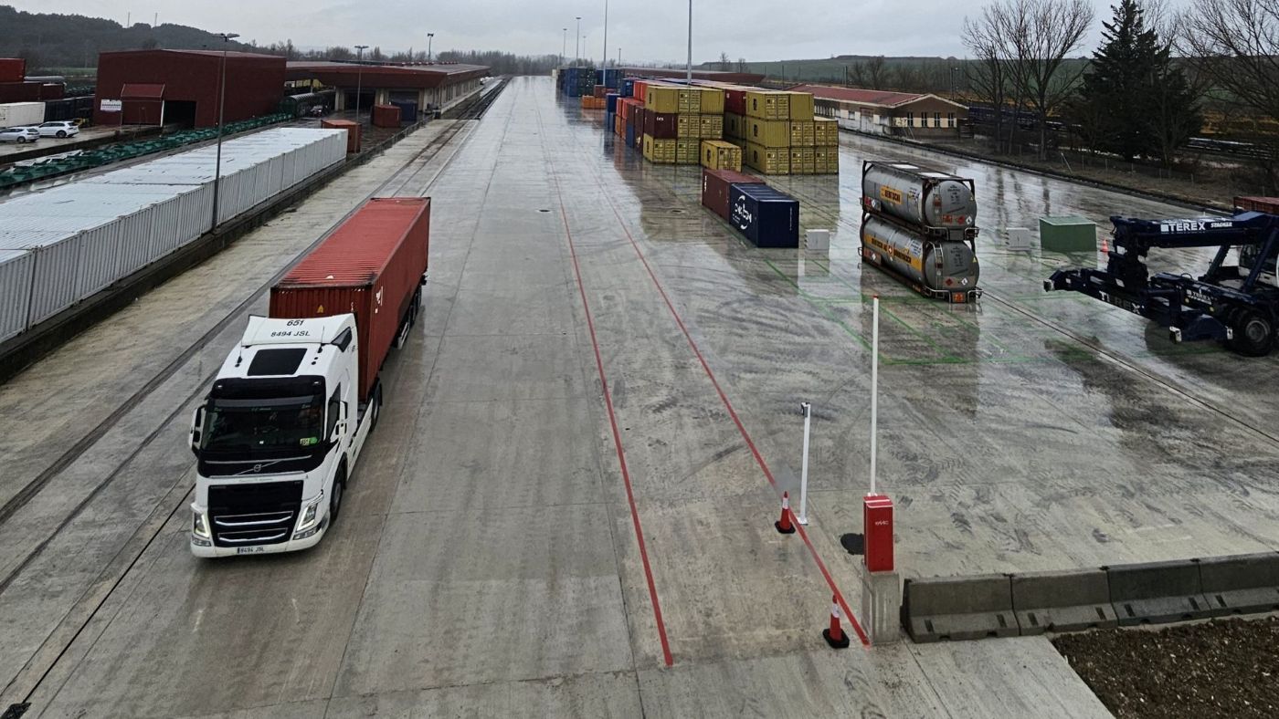 La nueva Terminal Intermodal de Navarra comienza a operar triplicando superficie