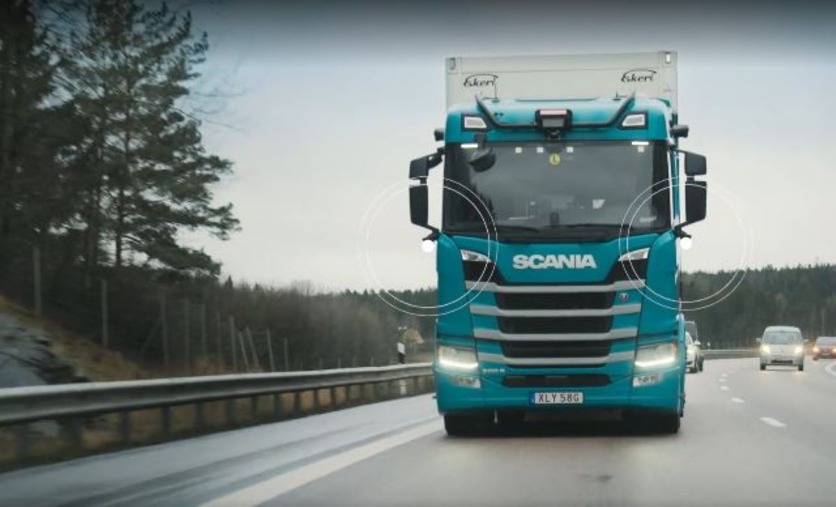Scania está probando un camión autónomo con tecnología 5G en Suecia