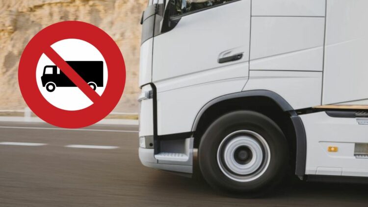 Navarra publica las restricciones a la circulación de camiones para 2026