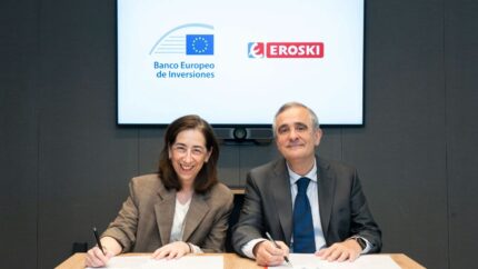 BEI y EROSKI firman un préstamo de 40 millones para impulsar la innovación tecnológica y eficiencia energética