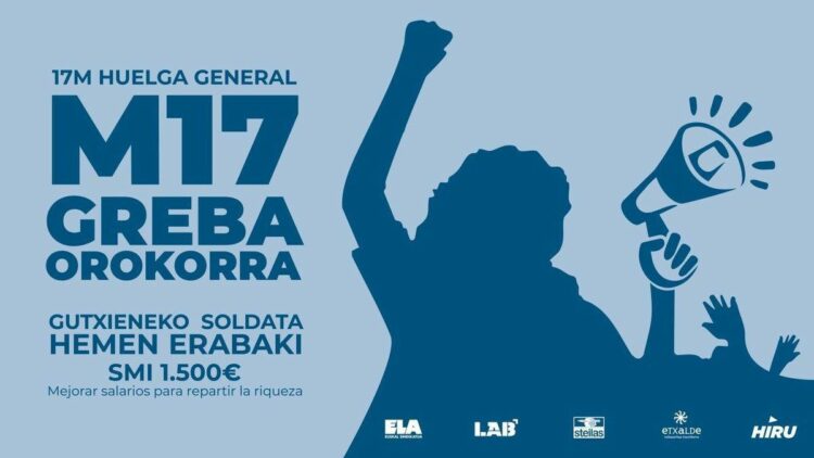 El Gobierno de Navarra establece los servicios mínimos ante la huelga convocada para el 17 de marzo