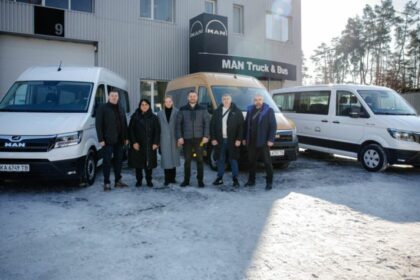 MAN dona cuatro MAN TGE para el transporte escolar en Ucrania