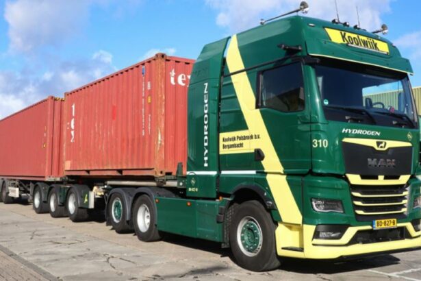 Koolwijk Logistics estrena el primer camión de hidrógeno MAN hTGX