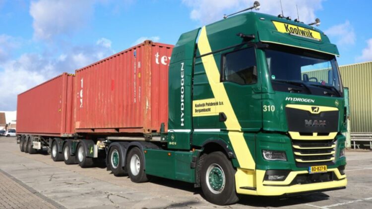 Koolwijk Logistics estrena el primer camión de hidrógeno MAN hTGX