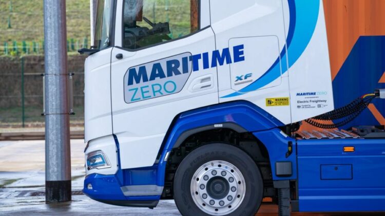 Maritime Transport comienza a transportar con camiones eléctricos en Reino Unido
