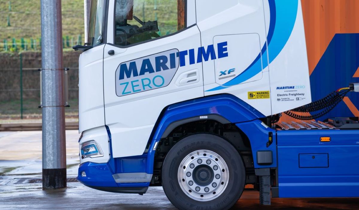 Maritime Transport comienza a transportar con camiones eléctricos en Reino Unido
