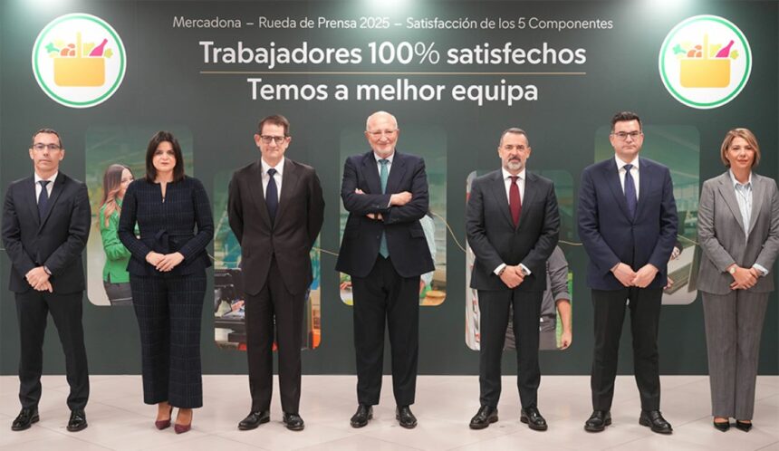 Mercadona facturó en 2025 41.858 millones, un 8% más