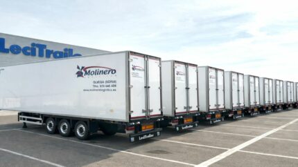 Molinero Logística incorpora a su flota 120 semirremolques frigoríficos Evolution de Lecitrailer