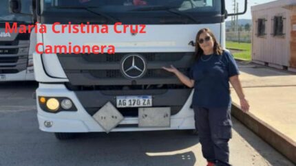 En la Radio de Diario de Transporte: María Cristina Cruz, una camionera argentina