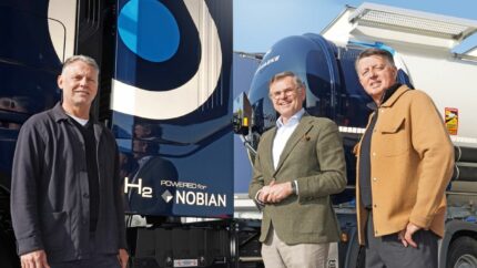 VERVAEKE prueba el primer camión de hidrogeno para el transporte de mercancías peligrosas
