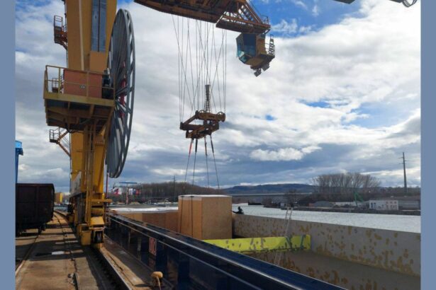 Rhenus completa un transporte multimodal transatlántico sostenible incorporando vías navegables europeas