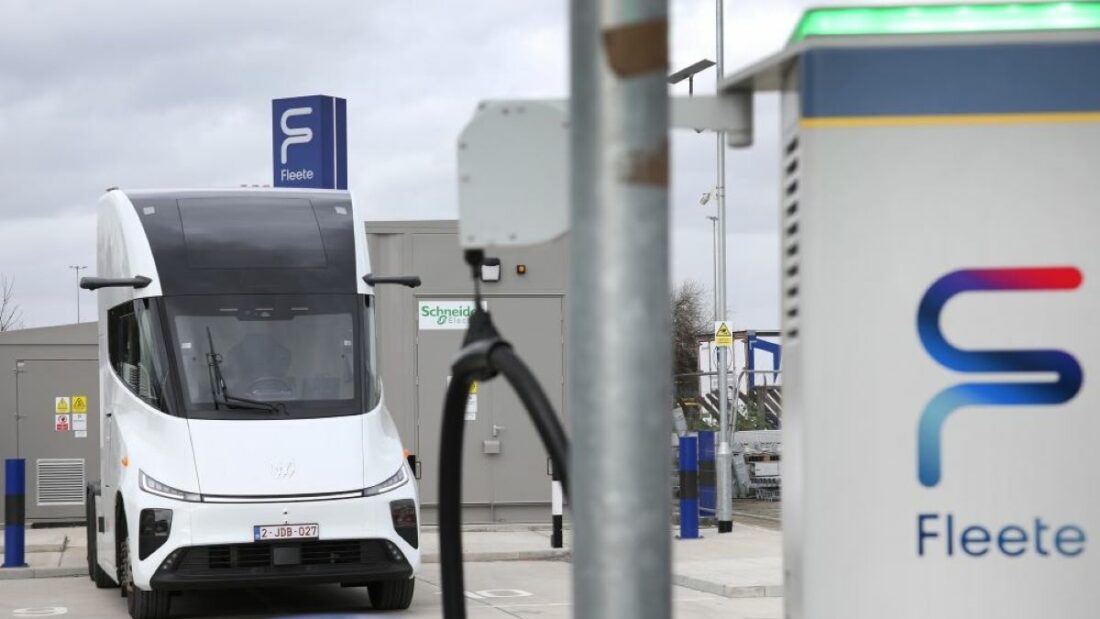 Windrose presenta su nuevo camión eléctrico en Reino Unido