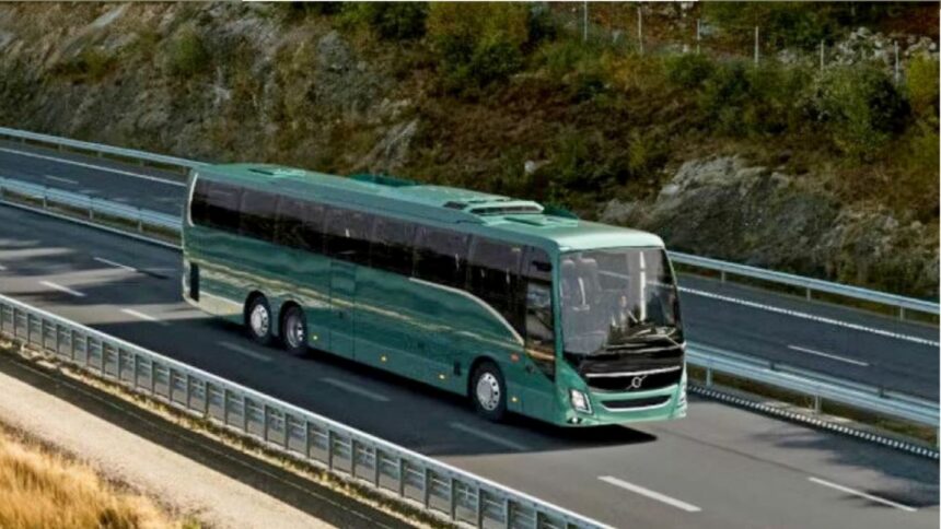 El nuevo autocar eléctrico de Volvo se estrena en la empresa sueca Vy flygbussarna