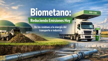 Cómo el biometano ayuda a reducir emisiones sin esperar a la tecnología perfecta