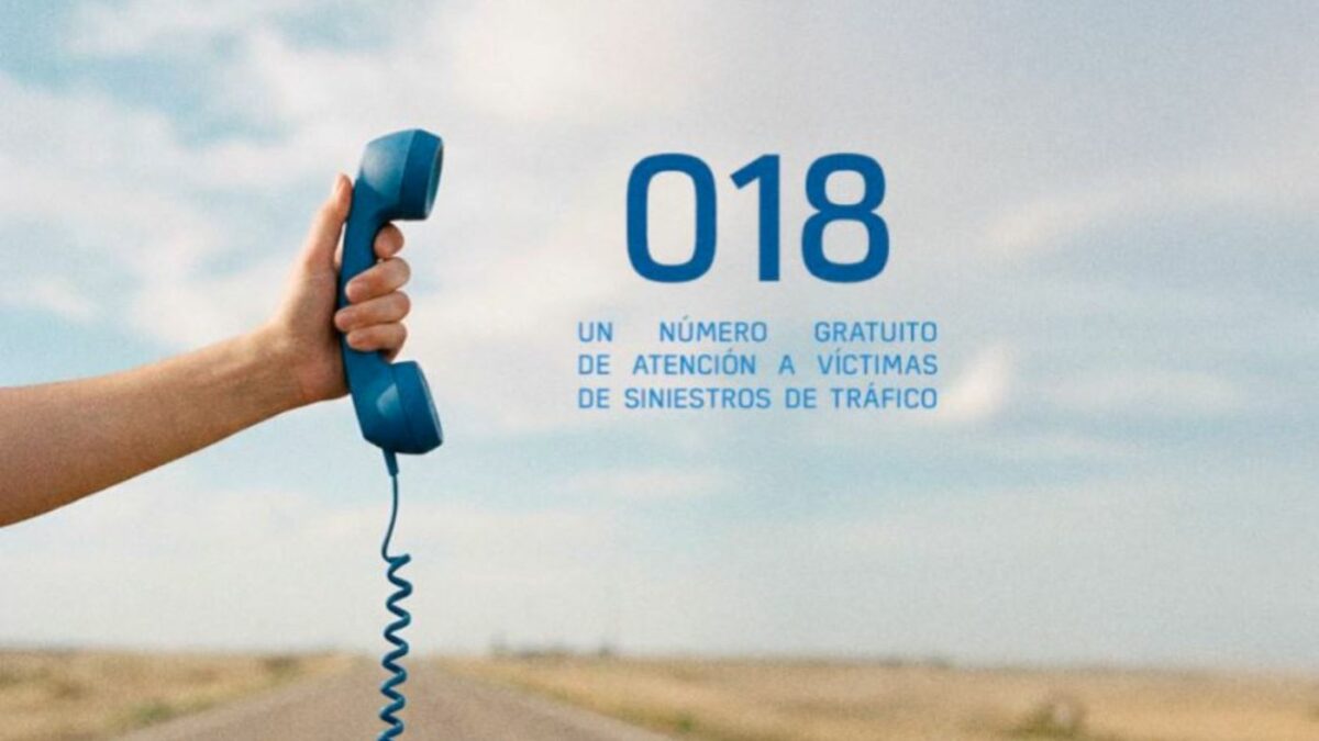 Nuevo número de teléfono 018 para atender a las víctimas de accidentes de tráfico