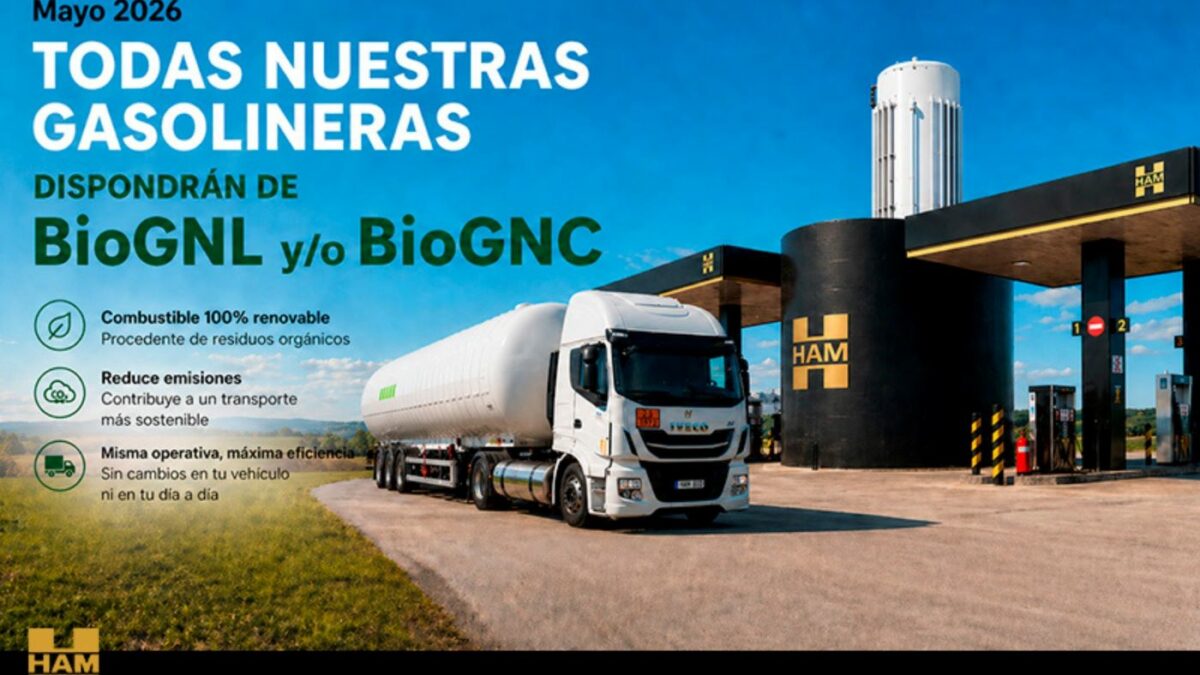 Grupo HAM dispondrá de BioGNL y/o BioGNC en toda su red