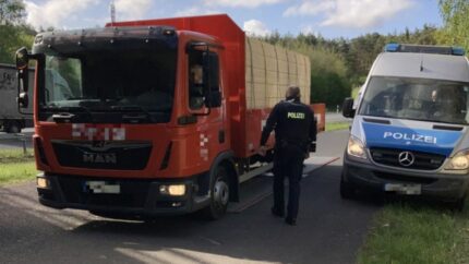 Numerosas infracciones detectadas durante un control de transporte