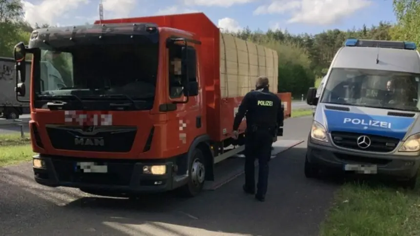 Numerosas infracciones detectadas durante un control de transporte