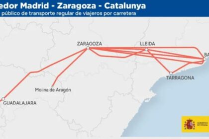Luz verde al corredor Madrid-Zaragoza-Cataluña del nuevo mapa concesional