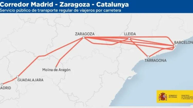 Luz verde al corredor Madrid-Zaragoza-Cataluña del nuevo mapa concesional