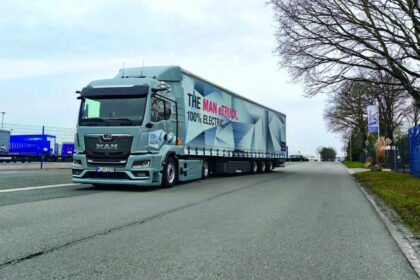 De París a Berlín con un camión eléctrico MAN eTruck