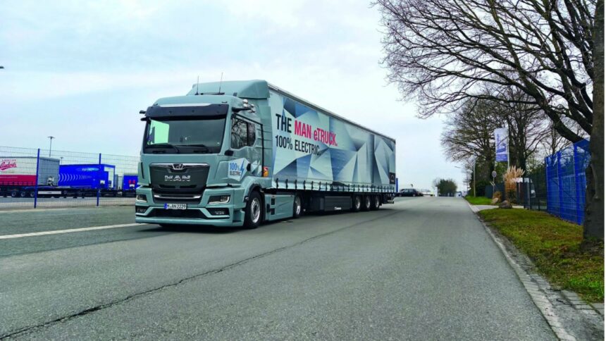 De París a Berlín con un camión eléctrico MAN eTruck