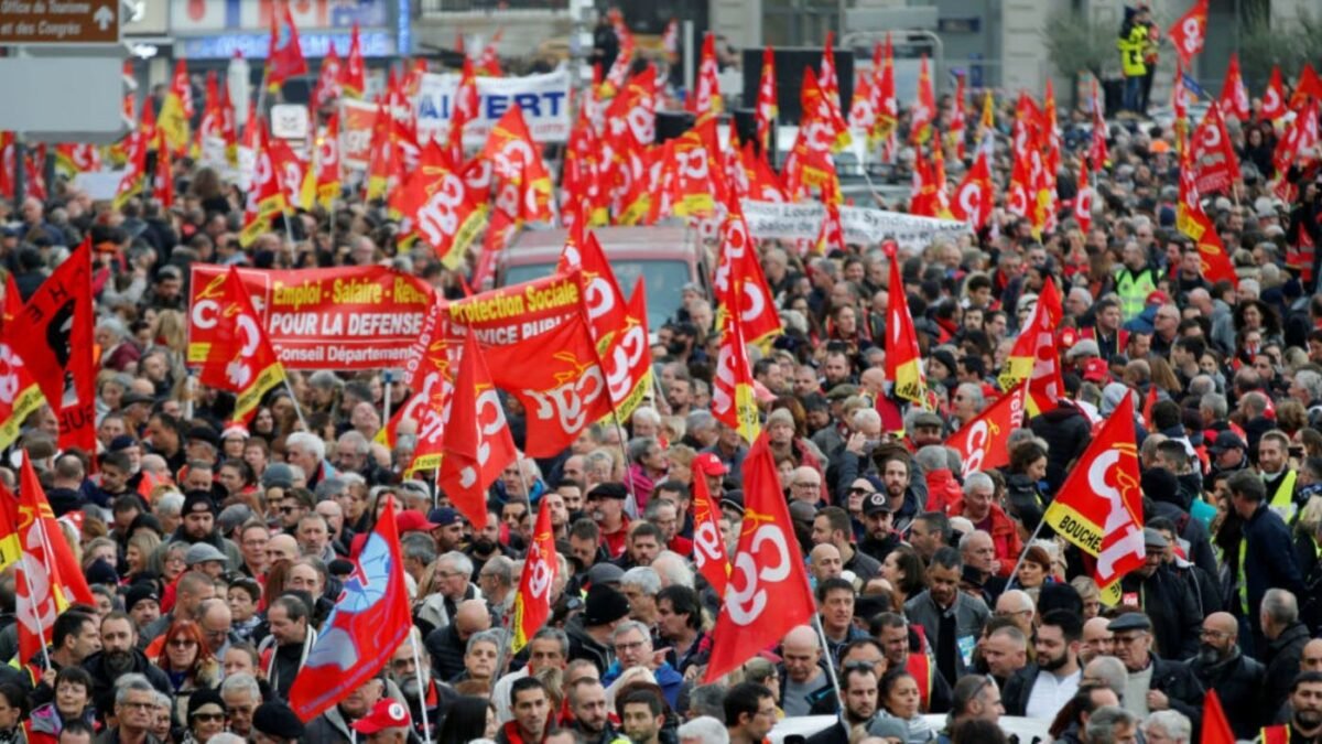 ETF expresa su solidaridad con los sindicatos franceses