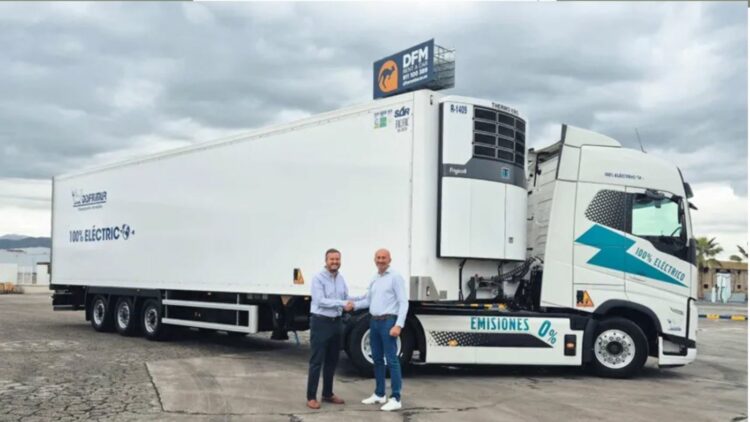 Empresas españolas adoptan el sistema de refrigeración eléctrica autorrecargable para transporte Thermo King AxlePower