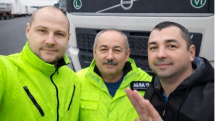 El trabajo de un camionero que se convirtió en un viaje familiar