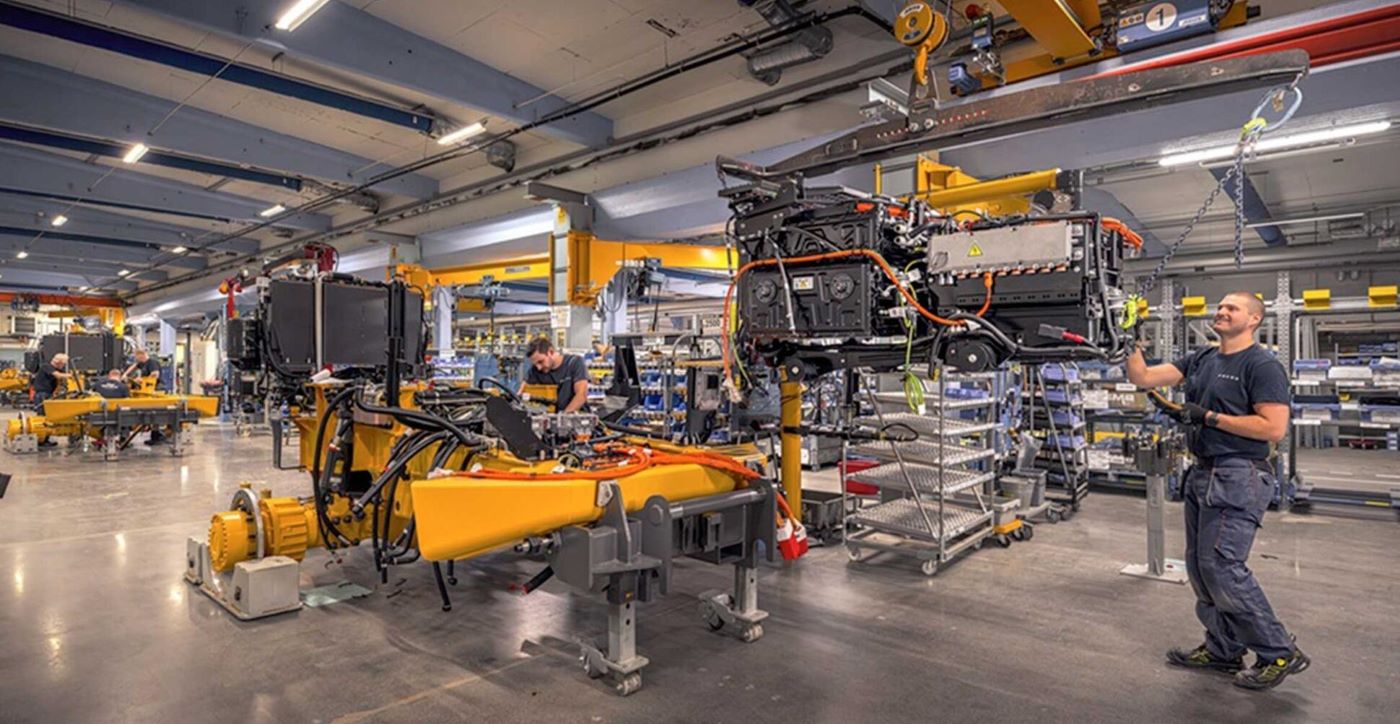 Volvo Construction Equipment comienza la producción en serie de camiones articulados eléctricos.