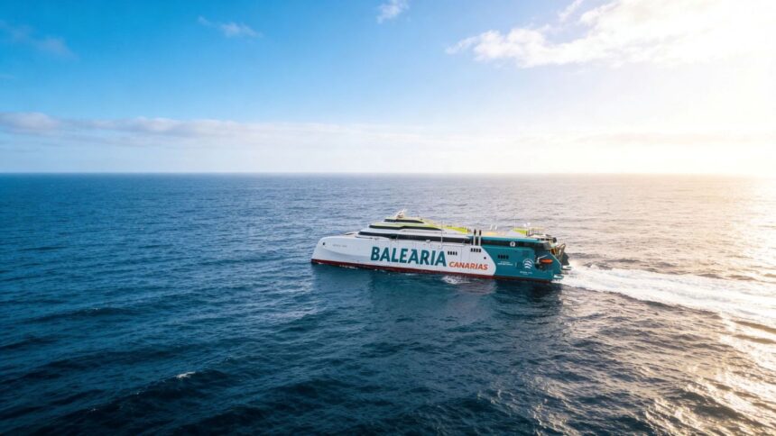Baleària Canarias incorpora a su flota el nuevo fast ferry Mercedes Pinto