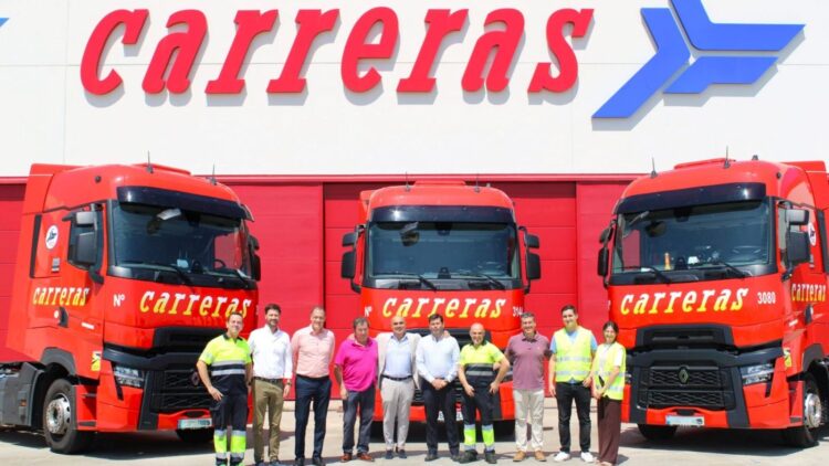 Carreras Grupo Logístico incorpora 118 camiones Renault Trucks a su flota