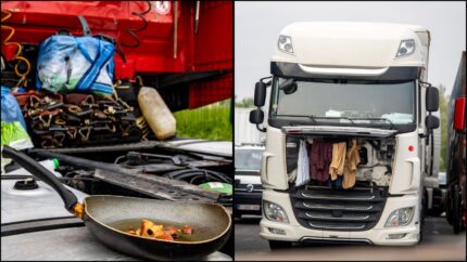 56.220 euros en multas a camioneros durante un control del descanso semanal