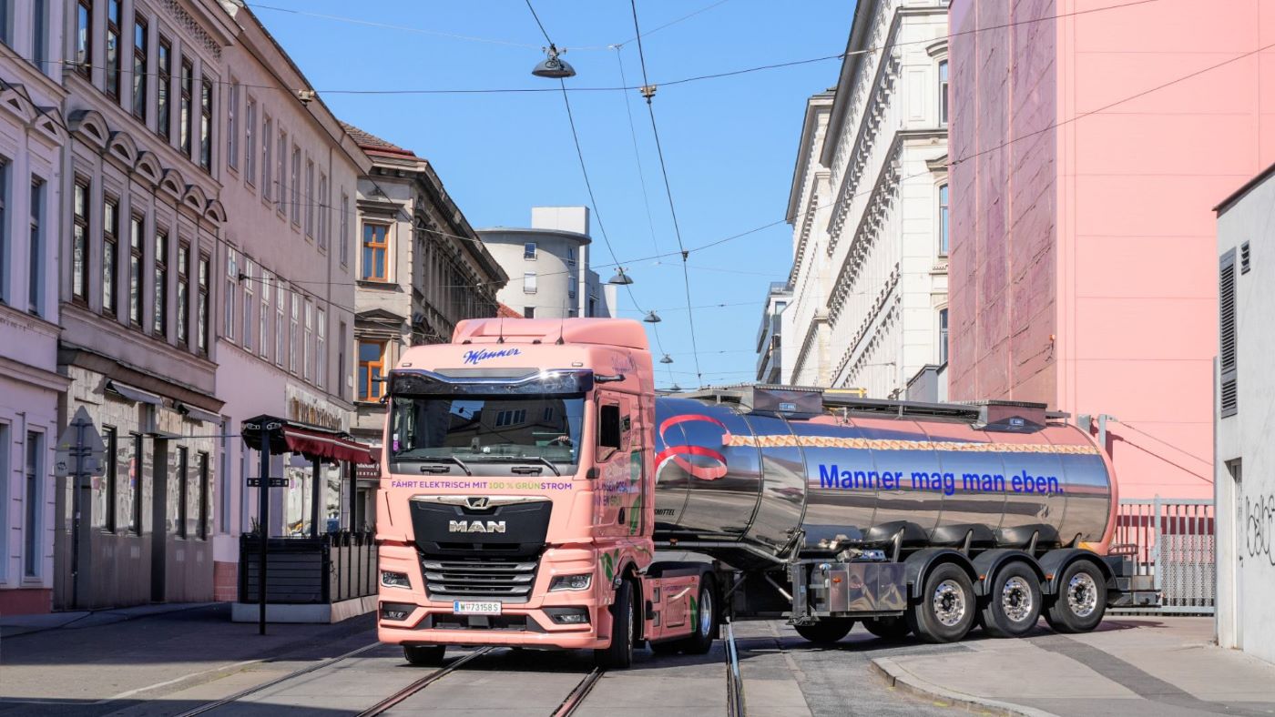 Fotos: MAN Truck & Bus Un MAN eTGX eléctrico transporta chocolate entre las fábricas de Viena y Wolkersdorf
