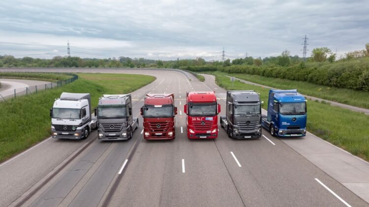 El Mercedes-Benz Actros celebra 30 años en las carreteras