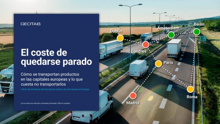 Madrid, última entre 7 capitales europeas en eficiencia del transporte urbano de mercancías