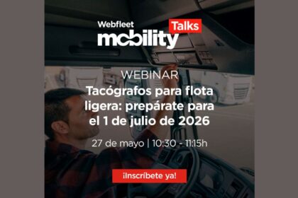 El tacógrafo obligatorio llega a la flota ligera: apúntate a este webinar para afrontar el cambio normativo