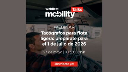 El tacógrafo obligatorio llega a la flota ligera: apúntate a este webinar para afrontar el cambio normativo