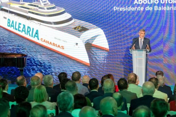 Baleària Canarias presenta el nuevo ‘fast ferry Mercedes Pinto’ que mejora la conectividad entre las islas