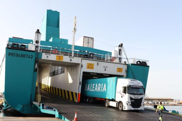 Baleària transporta más de 8,3 millones de metros lineales de mercancías con un 12% menos de emisiones