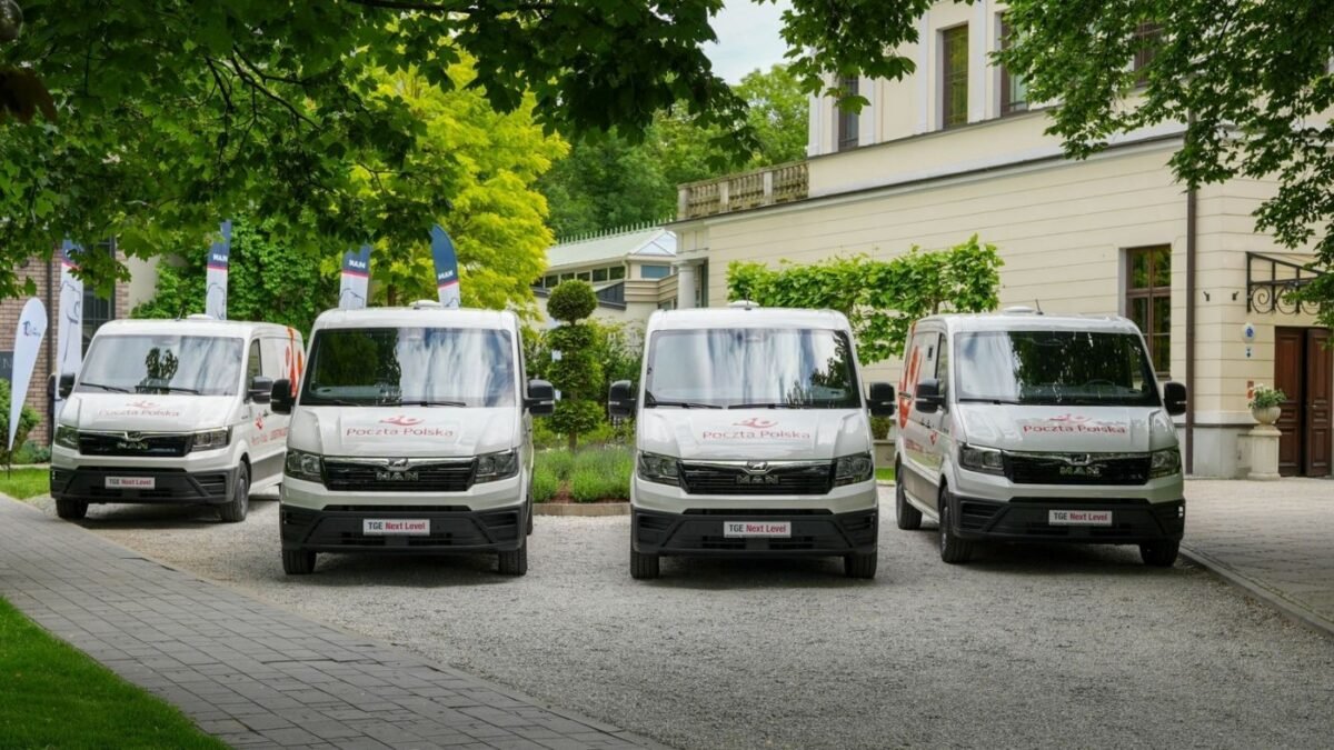 Correos de Polonia encarga 230 furgonetas MAN TGE, para el transporte de objetos de valor. Fotos
