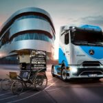 Exposición especial "130 años de vehículos comerciales" en el Museo Mercedes-Benz