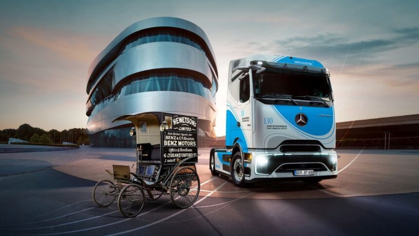 Exposición especial "130 años de vehículos comerciales" en el Museo Mercedes-Benz