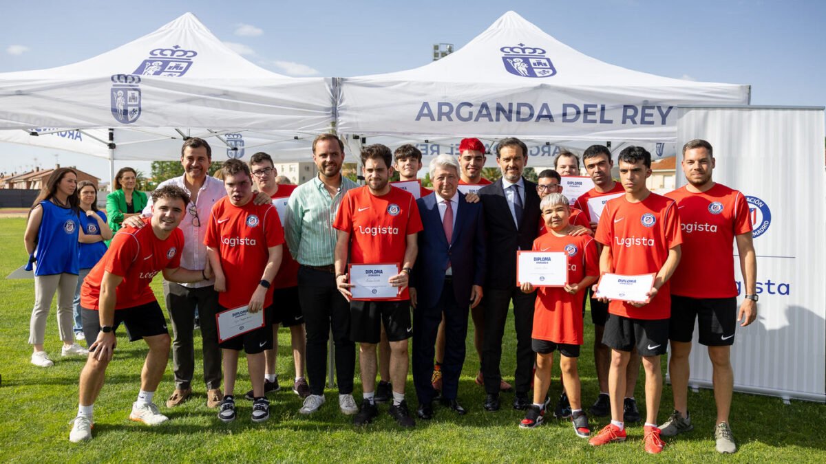 La Escuela de Fútbol Adaptado cierra temporada en Arganda