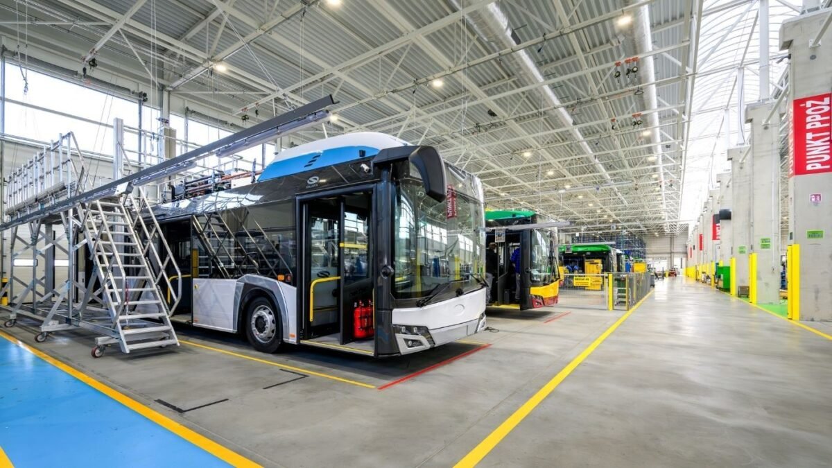 Solaris amplía su producción de autobuses con una nueva fábrica. Foto: Solaris Solaris amplía su producción de autobuses con una nueva fábrica