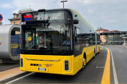 Bérgamo inicia un servicio de autobús de tránsito rápido con 15 autobuses eléctricos Yutong