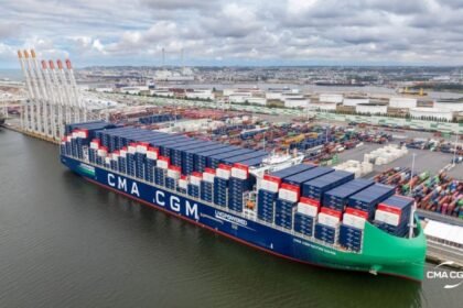 CMA CGM estrena el CMA CGM NOTRE DAME, el portacontenedores propulsado por GNL más grande del mundo